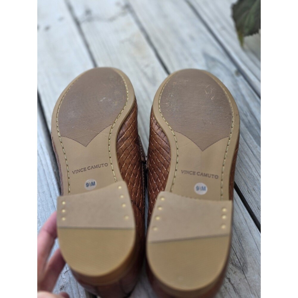 Men's Brown "Garwin" Leather Vince Camuto Penny Loafers Size 9.5M - Picture 8 of 8